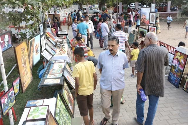 Three art contests for children. At Nageswara Rao Park. Feb.26